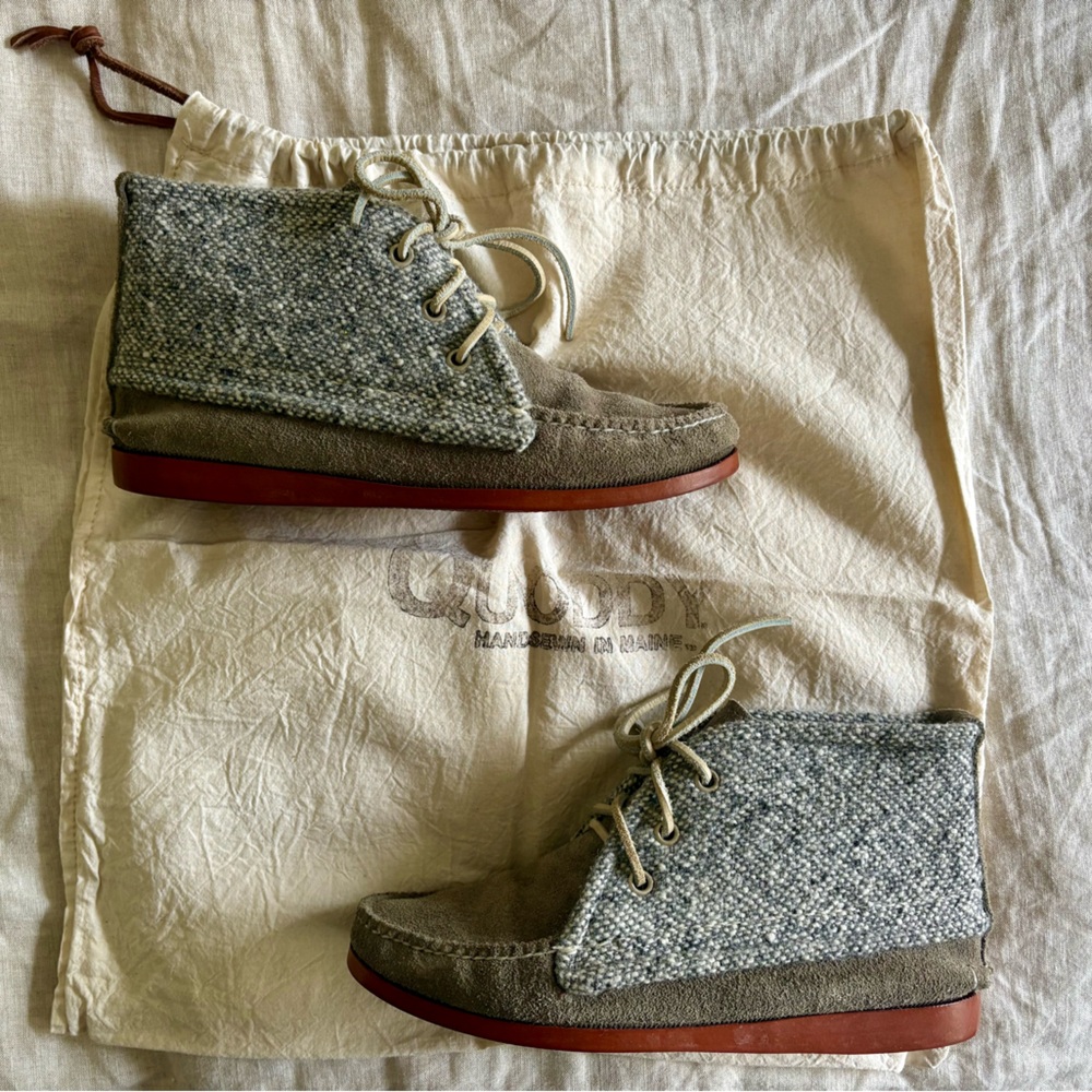 J. Crew x Quoddy women’s moccasin suede ankle boots